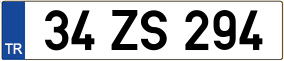 Truck License Plate